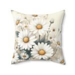 Daisy Flower Throw Pillows