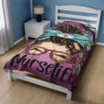 Nurse Life Velveteen Plush Blanket