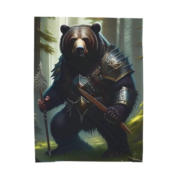 bear plush blanket