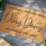 Doorbell Broken Doormat 24x16
