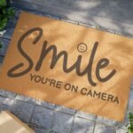 Smile You're On Camera Doormat 24x16