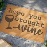 Brought Wine Doormat 24x16